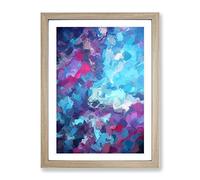 Speak The Truth Abstract Framed Print | A4 Oak Framed Wall Art | Ready to Hang | Abstract Fantasy Picture | Living Room Bedroom Lounge Office