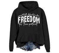 Speak Truth Defend Freedom Sweatshirt Freedom Hoodies Women Men Top Black