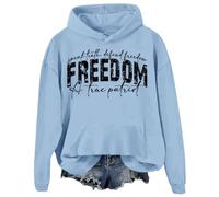 Speak Truth Defend Freedom Sweatshirt Freedom Hoodies Women Men Top Carolina Blue