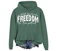Speak Truth Defend Freedom Sweatshirt Freedom Hoodies Women Men Top Green