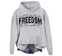 Speak Truth Defend Freedom Sweatshirt Freedom Hoodies Women Men Top Grey