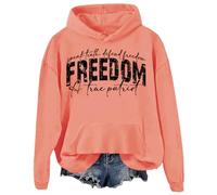 Speak Truth Defend Freedom Sweatshirt Freedom Hoodies Women Men Top Orange