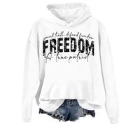 Speak Truth Defend Freedom Sweatshirt Freedom Hoodies Women Men Top White