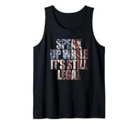 Speak Up - While It's Still Legal: Free Speech USA Vintage Tank Top
