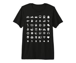 Speak with Icons Traveller Communicate in Any Country Premium T-Shirt