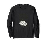Speak Your Mind Brain Illustration Retro Science-Inspired Long Sleeve T-Shirt