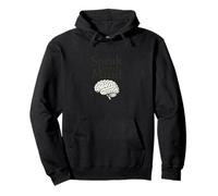 Speak Your Mind Brain Illustration Retro Science-Inspired Pullover Hoodie
