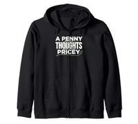 Speak your thoughts with clever sarcasm right now Zip Hoodie