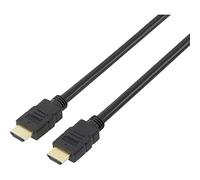 SpeaKa Professional HDMI Connection Cable 10.00 m SP-7870112 Audio Return Channel Gold-Plated Contacts Black [1x H