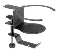 Speaka Professional SP-HCH-120 headphone holder Integrated cable management Black