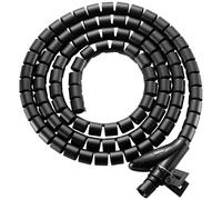 SpeaKa Professional SP-13402968 Spiral cable wrap Black PE 20mm x 1m