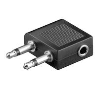 SpeaKa Professional SP-7869752 Jack Audio Y adapter Black 2x 3.5 m...