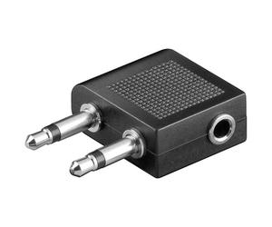 SpeaKa Professional SP-7869752 Jack Audio Y adapter Black 2x 3.5 m...