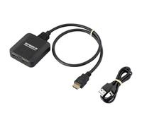 SPEAKA PROFESSIONAL SP-HDMIS-300 2 Port HDMI Splitter Compatible with Ultra HD 7680 x 4320 Pixels Black