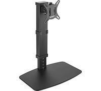 Speaka Professional SP-TMS-200 Single Monitor Stand 43.2 cm (17) - 81.3 cm (32) Black Height Adjustable, Tilt+S