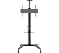Speaka Professional SP-TVC-1400 TV Trolley Height Adjustable Device Shelf 94.0 cm (37) - 190.5 cm (75) Floor Stand
