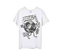 Speakeasy Checkerboard T-Shirt Social Distortion White M