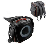 Speaker Backpack Case compatible with JBL Partybox Encore Essential 2 | Portable Speaker Tote Bag, Carry Bag, Dual Shoulder Straps Backpack Style Extra Pockets for Microphone,Charger,Accessories