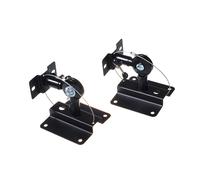 2x Maclean MC-553 Ceiling Wall Mount Satellite Speaker Brackets Set Tilt Rotation 15KG Max