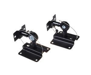 Speaker Bracket Mount Set 2pcs Ceiling Wall 360° Rotation 180° Tilt 15kg Sturdy