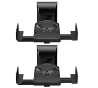 Speaker Brackets for the Wall, Speaker Wall Mounts, Heavy Duty Wall Speaker Bracket, 2 x Modern Speaker Wall Mount for Small Speakers and Large Surround Sound