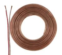 Speaker Cable 2 x 0.50 mm² - 25 m - Transparent - CCA - Audio Cable - Speaker Cable