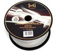Speaker Cable 2 x 0.75 mm² 100 m White CCA Audio Cable Speaker Cable