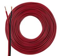 Speaker Cable 2 x 0.75 mm² - 50 m - Red/Black - CCA - Audio Cable - Speaker Cable