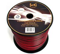 Speaker Cable 2 x 1.50 mm² - 100 m - Red/Black - CCA - Audio Cable - Speaker Cable