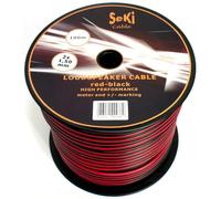 Speaker Cable 2 x 1.50 mm² - 100 m - Red/Black - CCA - Audio Cable - Speaker Cable