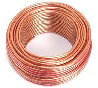 Speaker Cable 2 x 1.50 mm² - 30 m - Transparent - CCA - Audio Cable - Speaker Cable