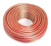 Speaker Cable 2 x 2.50 mm² 50 m Transparent CCA Audio Cable Speaker Cable