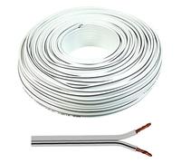 Speaker Cable 2 x 2.50 mm² - 50 m - White - CCA - Audio Cable - Speaker Cable