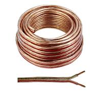 Speaker Cable 2 x 4.00 mm² 10 m Transparent CCA Audio Cable Box Cable