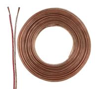 Speaker Cable 25 m 2 x 0.75 mm² 100% CCA Copper Audio Cable Transparent
