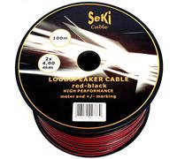 Speaker Cable Red/Black 2 x 4.00 mm² 100 m Spool