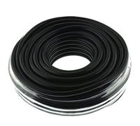 Speaker Cable Round 2 x 4.0 mm² - Black - 25 m - CCA - PA Installation Cable - Audio Cable - Speaker Cable