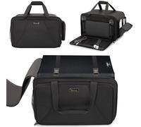 Speaker Carrying Case Compatible with QSC K8, Portable Storage Tote Bag with Thickened Sponge for Compact 8" Speaker Cabinets,Stores Microphone, Cable,Adapter for Gig, Band,Rehearsal, Bag Only