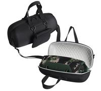 Speaker Carrying Case for JBL Xtreme 5, Speaker Travel Hard EVA Portable Storage Bag, Shockproof Dust-Proof Protective Organizer Case Accessory Shoulder Strap (gray lining)