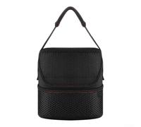 Speaker Case for Bose for soundlink Color 2 - EVA Hard Travel Case with Smooth Zipper - for impact Resistant Cover 17.5x16x2cm Black