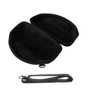 Speaker Case for JBL Charge 6, Wireless Bluetooth Speakers Protective Organizer Dust Storage Bag Audio Holder Pouch Shell with Shoulder Strap (Only Case) (Lined Black)