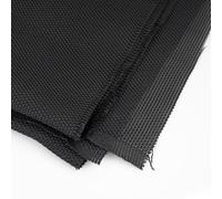 Speaker Cloth,Speaker Fabric Retro Audio Speaker Grille Cloth Sound-transparent Dustproof Brown Gray Black DIY(Black(0.5mX1.5m))