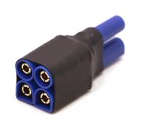 Speaker Connectors EC5 Series Parallel Or Series Connection Adapter Cable Converter For Airplane Accessories 2 Pieces(2pcparallel headMC14)