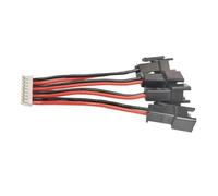 Speaker Connectors EC5 Series Parallel or Series Connection Adapter Cable Converter for Airplane Accessories 2 Pieces(ZH1.5 8P to SM)