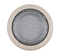 Speaker cover for BMW tweeter speakers suitable for F30 F31 F34 F35 F80 F32 F33 F36 F82 models, engineered to optimize audio system durability and performance (Light Beige)
