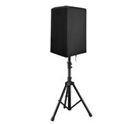 Speaker Cover, Powered Speaker Cover, Water-Resistant Upright Powered Speaker Cover, Speaker Cover Bag, Speaker Protective Cover, Audio Dust Protection Bag (30x28x45.7cm,Black)