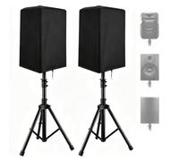 Speaker Covers for Mackie Thump GO 8 2022-2026 | Durable oxford waterproof dustproof protective cover, full coverage indoor outdoor storage, for tripod mounted loud speakers