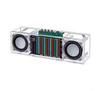 Speaker DIY Kit, for spectrum,132 LED,DC5V,PCB Speaker DIY Kit, | PCB,3W Dual Speaker,132 LED, for spectrum,DC5V,22.5x6x7cm,DIY