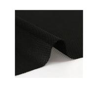 speaker fabric, 3D Mesh Fabric Solid Color DIY Upholstery Make Speaker Dustproof Soundproof Net Cover Cloth(Black)