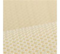 speaker fabric, High-grade speaker cover cloth small case sound through the dust-proof horn mesh(Creamy White)